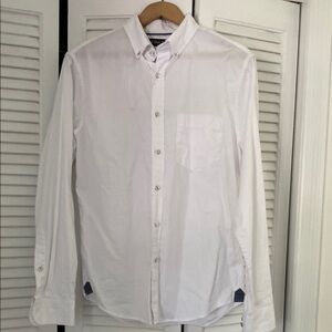 A Shirt Story Reworked White Button Down Small